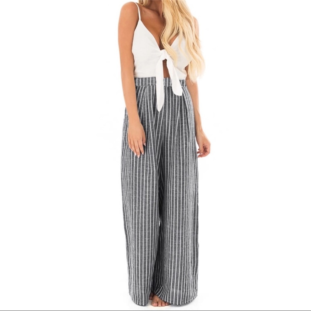 Tie-front Jumpsuit (all one piece) - Picture 3 of 8